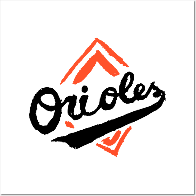 Baltimore Orioleeees 08 Wall Art by Very Simple Graph